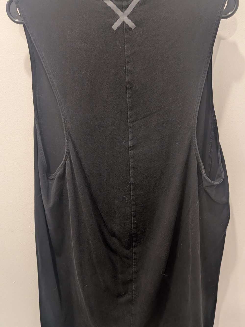 adidas Black Racerback Camisole with Small Contrast X